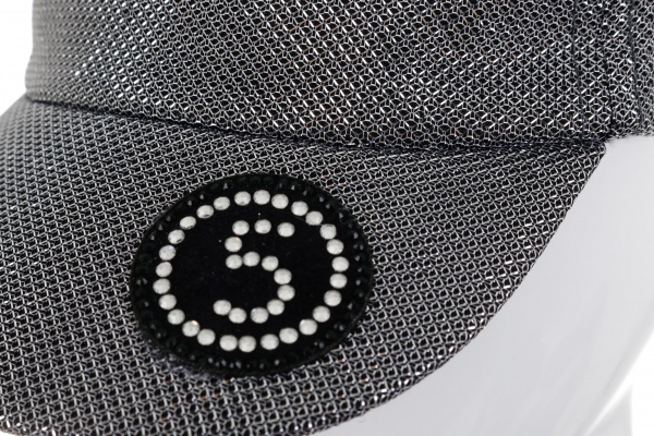 Кепка для девочек Pampona 21 L 19 р.52 серебряный 