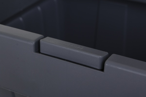 Корзина для белья RIO Twins 36,1х27,3х58,1 см 40 л графитовый 