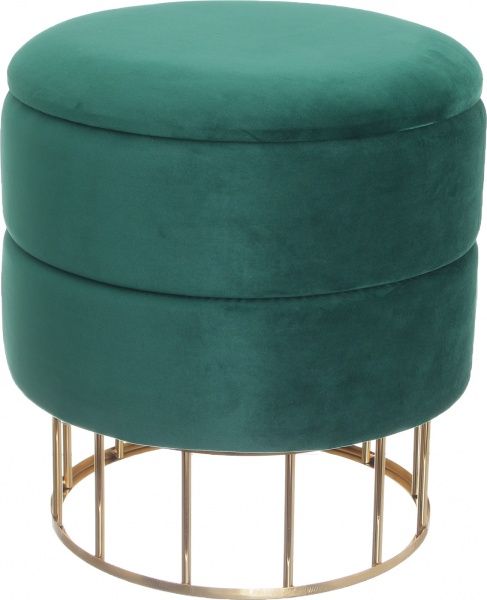 Сундук-пуф Laurent зеленый 38x38x41 см 