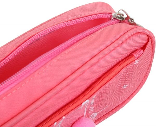 Пенал школьный Зайчонок красный