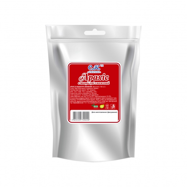 Арахис Смачно в шкарлупе жареный 100 г