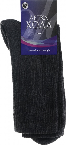 Шкарпетки Легка хода 6290 р. 27 темно-сірий 
