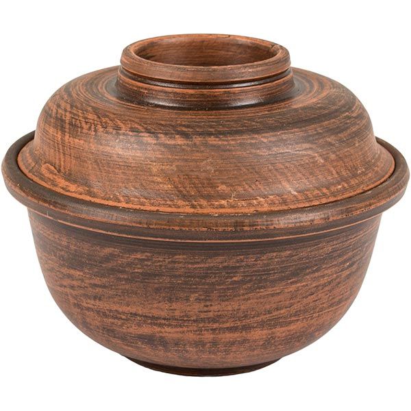 Горщик з кришкою Факір 500 мл керамічний