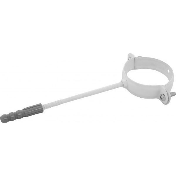 Кронштейн труби металевий Сяйво L=100 мм D=100 мм білий 