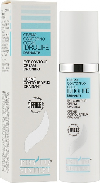 Крем для шкіри навколо очей Phyto Sintesi проти набряків та чорних кіл 15 мл