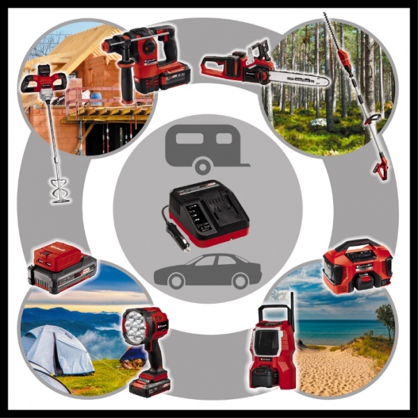 Зарядное устройство Einhell 18,0V PXC Power X-Car Charger 3A (4512113) 4512113