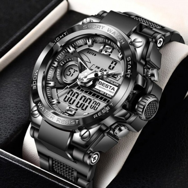 Часы тактические Sport (с гравировкой) BESTA black (NULL)