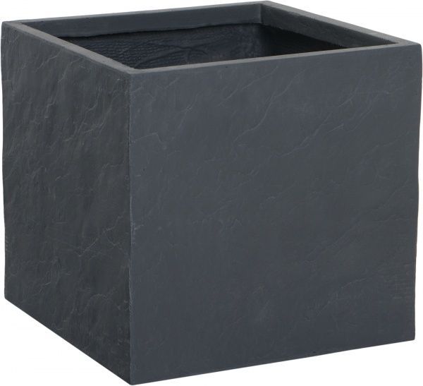 Кашпо Engard Алано квадратный 48,6 л черный 