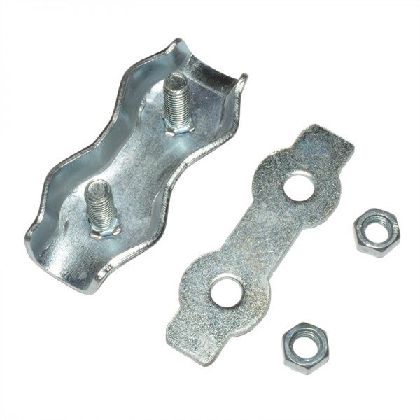 Затискач для троса подвійний 5 мм