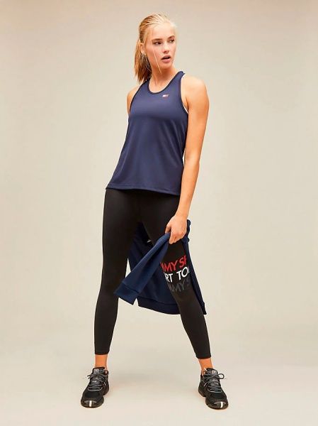 Майка Tommy Hilfiger TANK BACK LOGO S10S100341401 M темно-синій