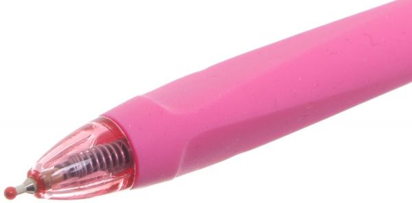 Ручка масляная ABS+PVC розовая 0,5 мм 