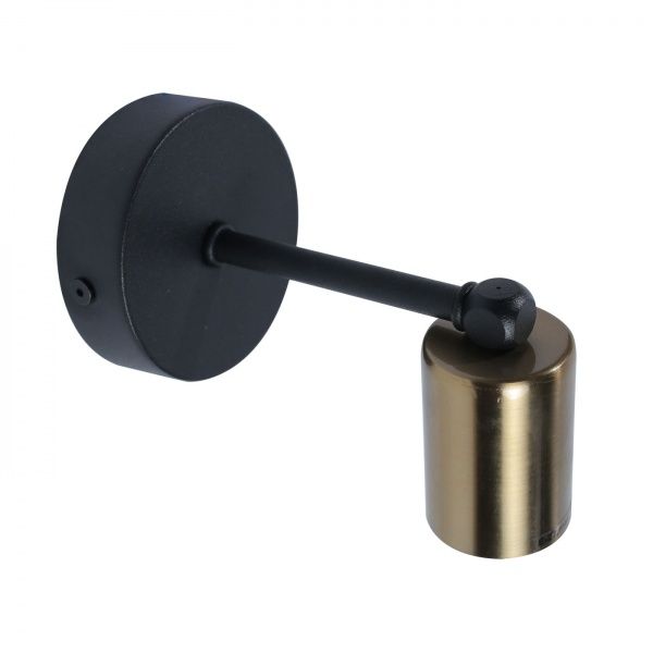 Бра Светкомплект Loft AS 8814 1x40 Вт E27 бронза/чорний 