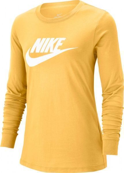 Футболка Nike W NSW TEE ESSNTL LS ICON FTRA BV6171-795 S жовтий