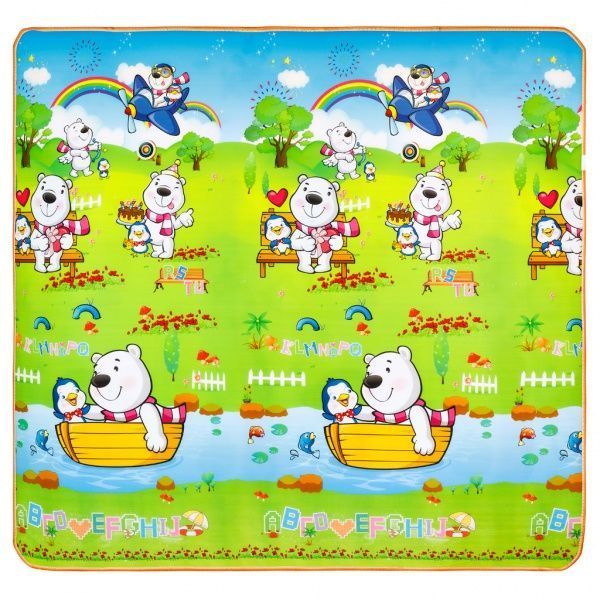 Развивающий коврик Ланор беби мат (200x180x1 см) Парк/Ростомер