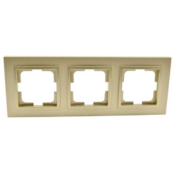 Рамка трехместная Mono Despina универсальная бронзовый 102-230000-162