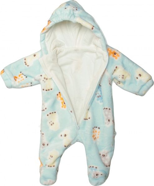 Комбінезон для дівчаток Фламінго 497-910 блакитний р.62 