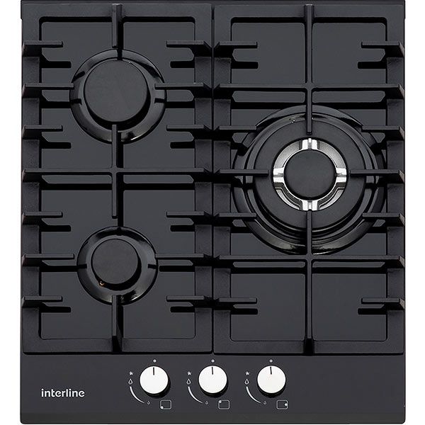Варильна поверхня газова Interline TQ 8540 BK