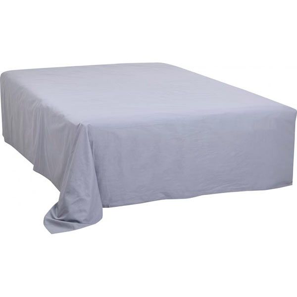 Комплект постільної білизни двоспальний La Nuit Solid світло-сірий