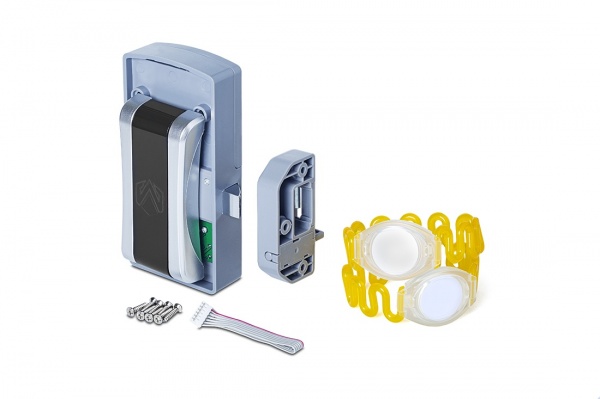 Замок мебельный электронный RFID с ID-браслетами 1 шт.