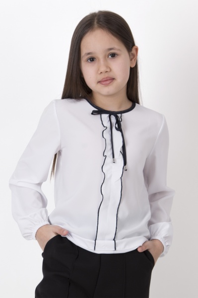 Блуза Mevis р.122 белый 4436 