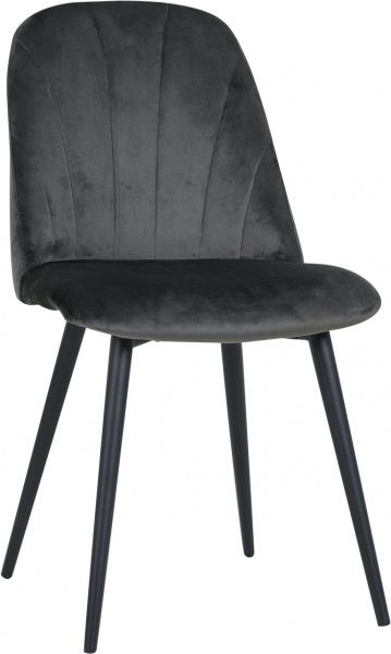 Стілець обідній Nowy Styl Milana III Hn Black Puma-15 темно-сірий / чорний