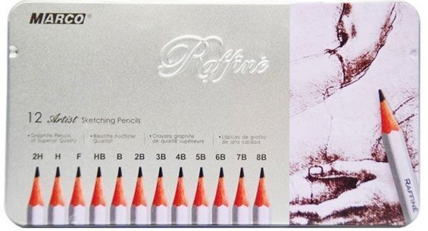 Карандаш графитный Raffine 7000-12TN