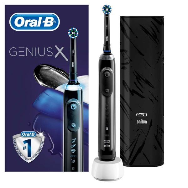 Електрична зубна щітка Oral-B Braun Genius X/D706.513.6X Midnight black