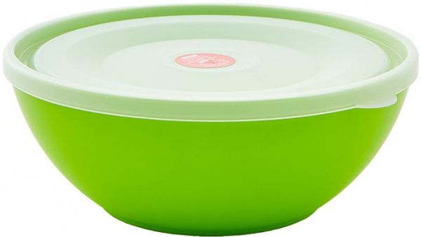 Миска с крышкой Мульти 2 л оливковый Алеана