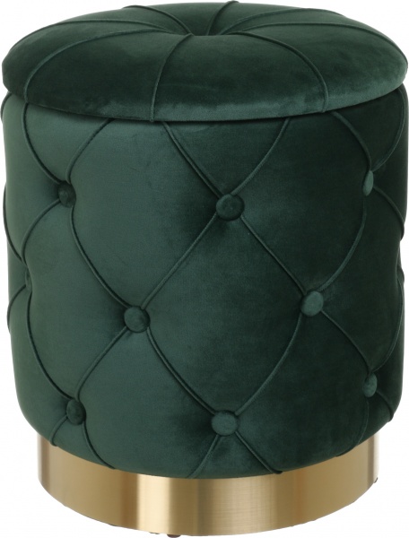 Сундук-пуф Louis зеленый 33,5х33,5х38 см 
