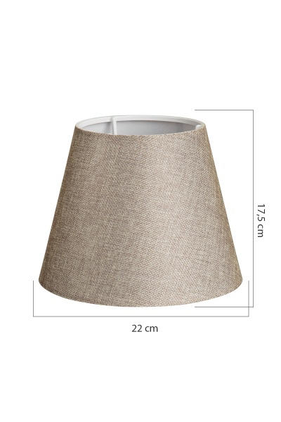 Абажур Luna Conic 1xE27 светло-бежевый MDL.4737 