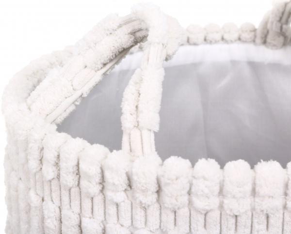 Кошик Velvet М 34x34 см EG92596W молочний 