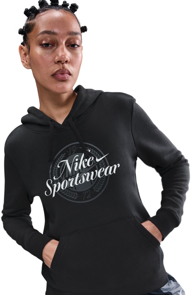 Джемпер Nike W NSW Club FLC GX STD PO HDY IH8496-010 р.XS черный