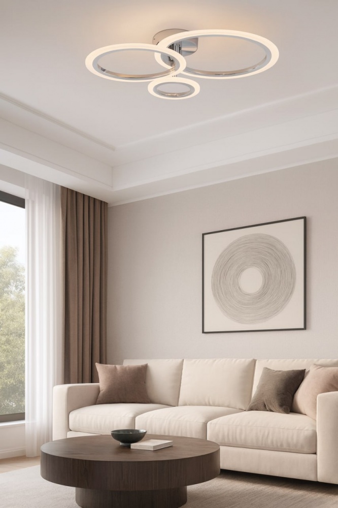 Люстра світлодіодна ELIOS Point, з пультом 66 Вт DL1004