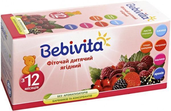 Чай Bebivita Ягодный 30 гр 4820025490763