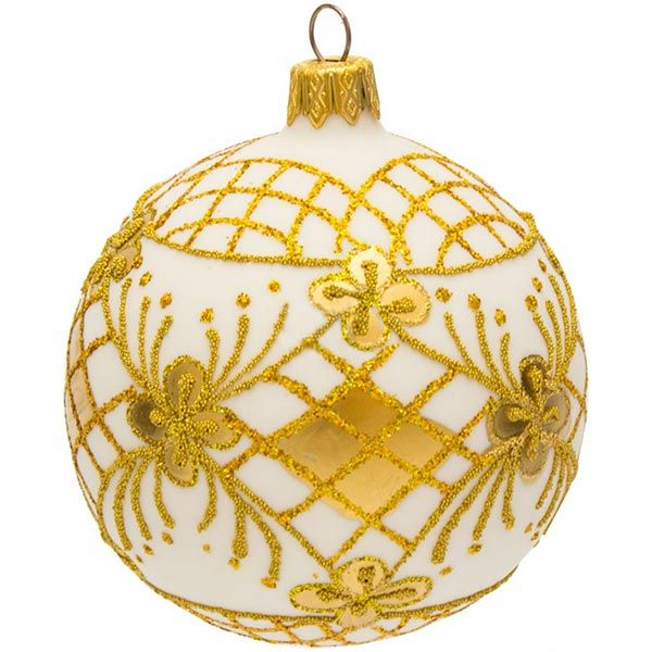Шарик новогодний 2620-11 80 мм