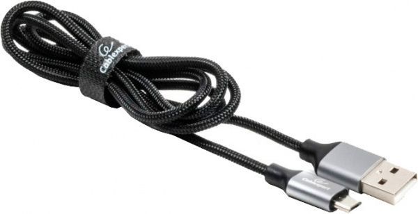 Кабель CABELEXPERT USB – microUSB 1 м черный (CCPB-M-USB-09BK)