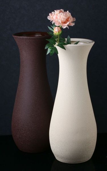 Ваза керамическая коричневая Осень Шелк 60 см Наша Кераміка