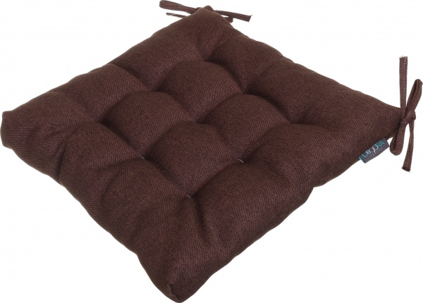 Подушка на стул на завязках 40x40 см в ассортименте Decora textile 