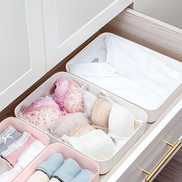 Ящик для зберігання MVM FH-12 WHITE 80x360x257 мм