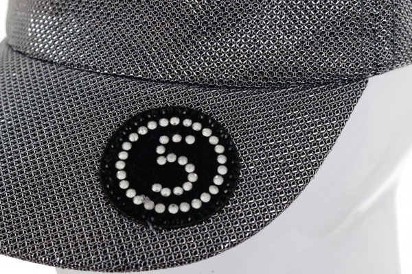 Кепка для девочек Pampona 21 L 19 р.54 серебряный 