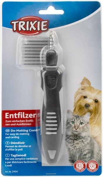 Колтунорез TRIXIE прямой 18 см 2404