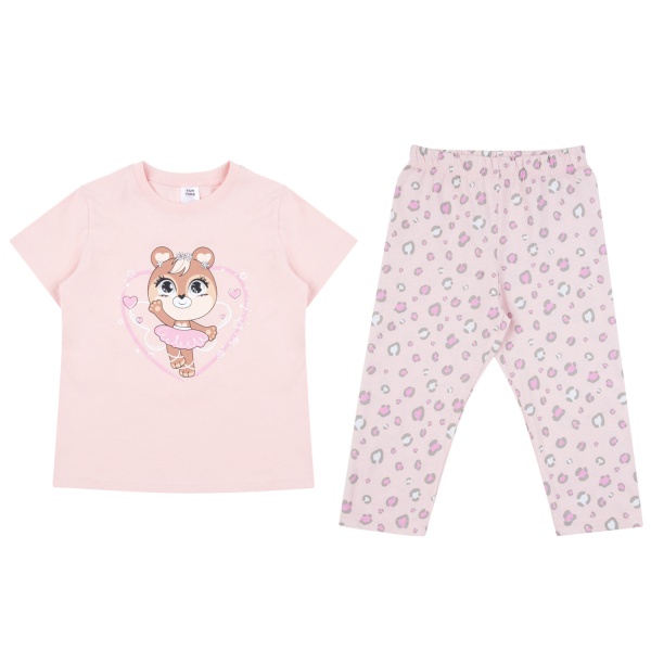 Пижама детская для девочек Funtime р.110 розовый 