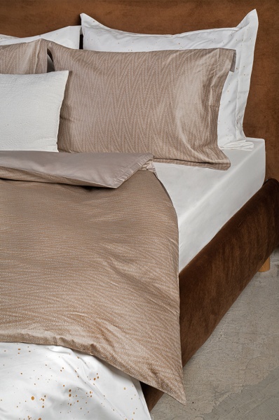 Комплект постельного белья Twist Meteor 2.0 бежевый Decoflux 