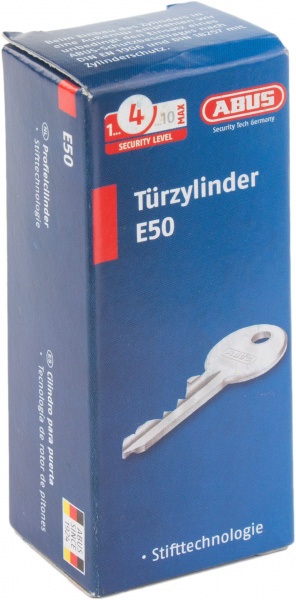 Циліндр Abus E50 30x30 ключ-ключ 60 мм матова латунь 2240631717016