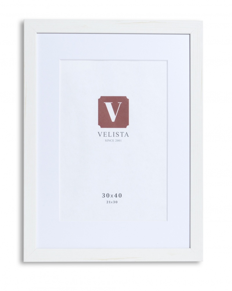 Фоторамка с паспарту Velista 24W-6003v 30х40/21х30 см белый