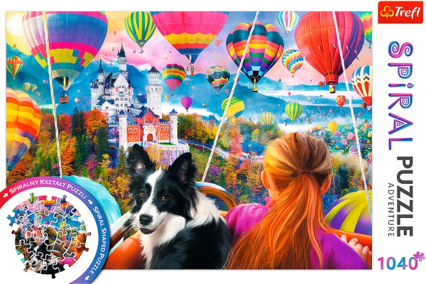 Пазлы Trefl Spiral Фестиваль воздушных шаров 40018