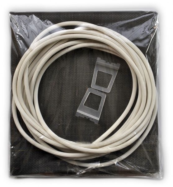 Комплект для ремонта москитной сетки 700Х1600 мм черный 