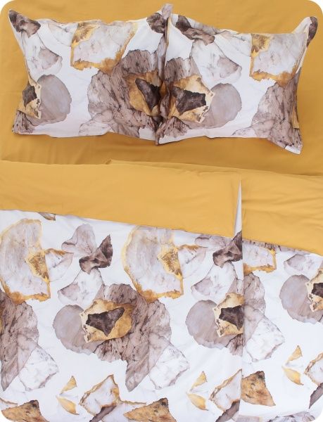 Комплект постельного белья Unique Melody семейный разноцветный 