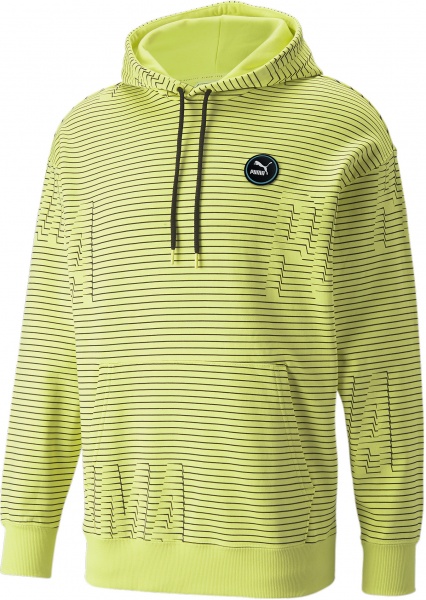 Джемпер Puma SWxP AOP Hoodie TR 53362829 р. XL салатовий