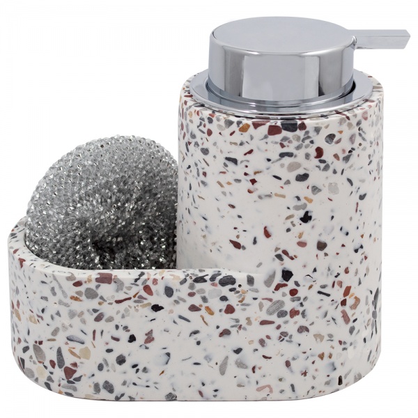 Дозатор для жидкого мыла Arino с отделением для губки (61222)